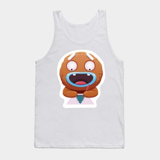 Christmas Sticker, Ginger Man Sticker Tank Top